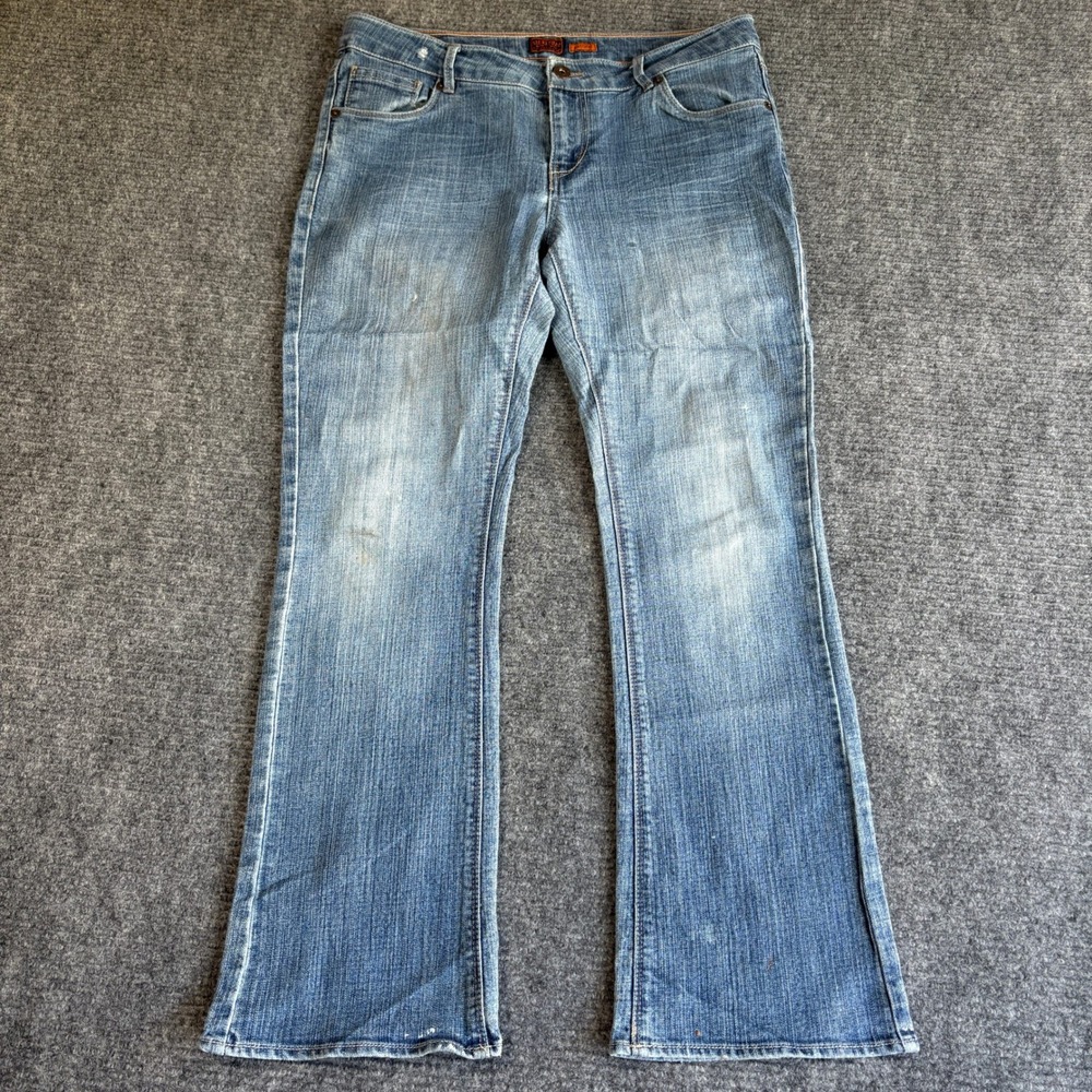 Signature by Levi Strauss & Co Womens 16 1/2 Plus Bootcut Jeans Medium Wash Blue